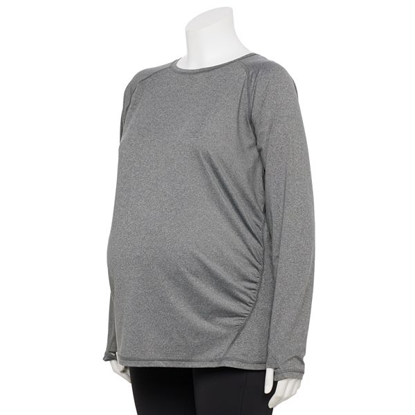 Maternity Tek Gear® Dry Tek Long Sleeve Tee Tek Gear