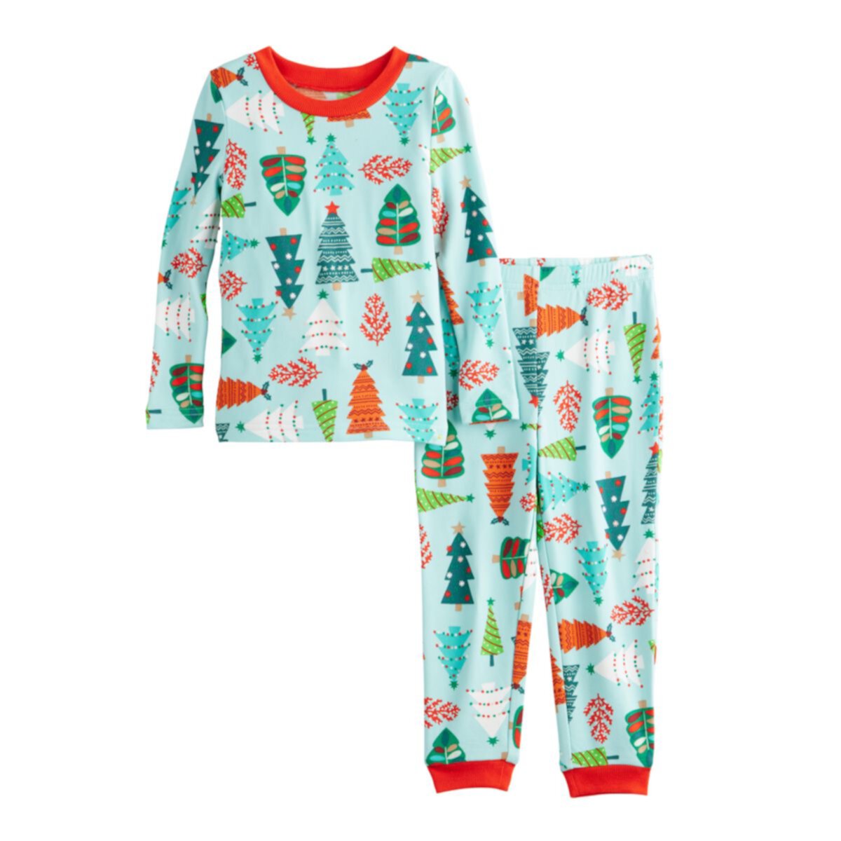 Детские Пижамы Jammies For Your Families® Trees Top & Bottoms Pajama Set Jammies For Your Families