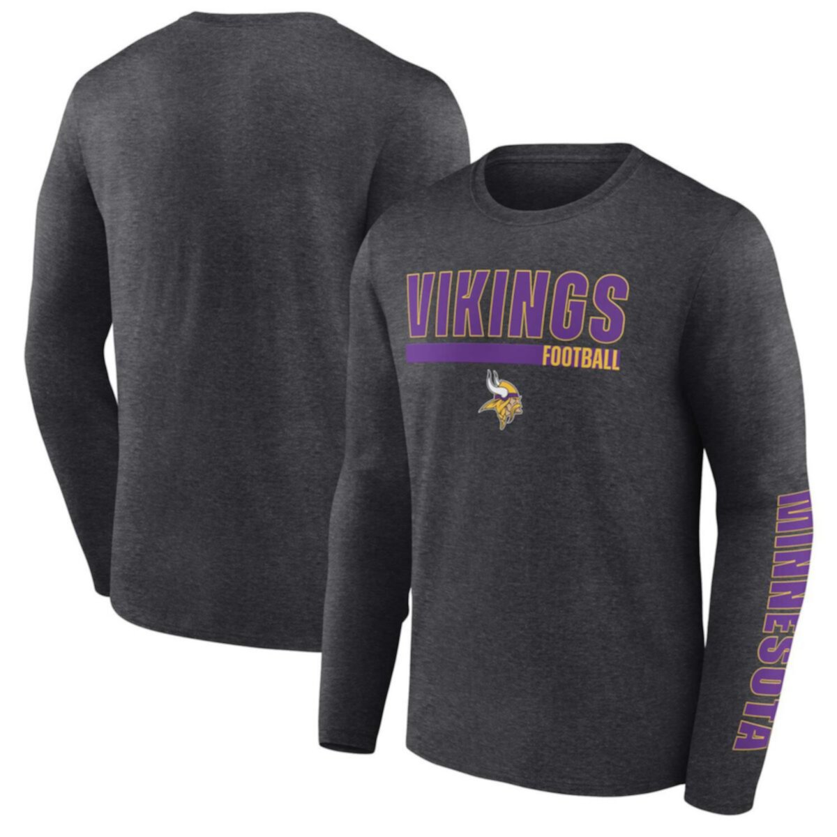 Мужская Футболка Fanatics Minnesota Vikings Длинный Рукав Fanatics