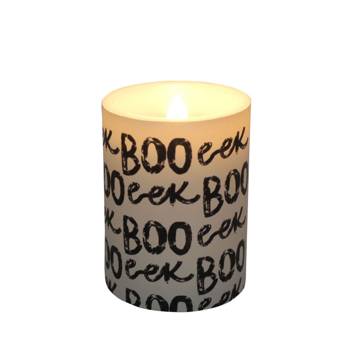 Celebrate Together™ Halloween Boo LED Pillar Candle Table Decor Celebrate Together