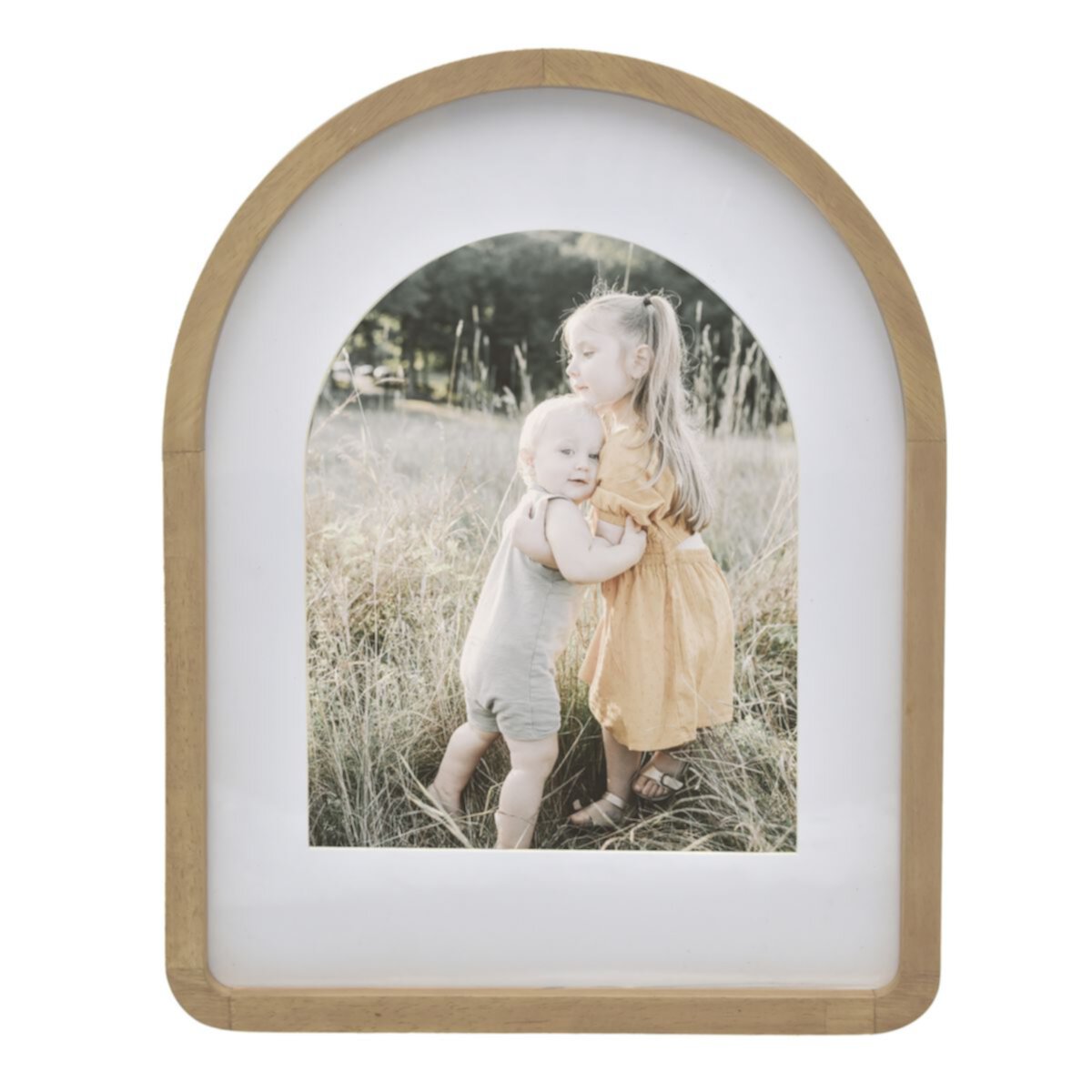 Belle Maison 8&#34; x 10&#34; Matted Arched Wooden Wall Frame Belle Maison