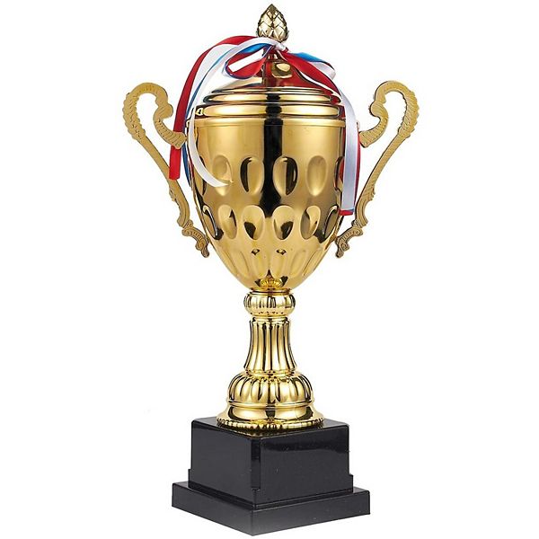 Large Gold 1st Place Trophy Cup, Big 16.6 Inch Winner Award for Sports, Tournaments, Competitions Juvale