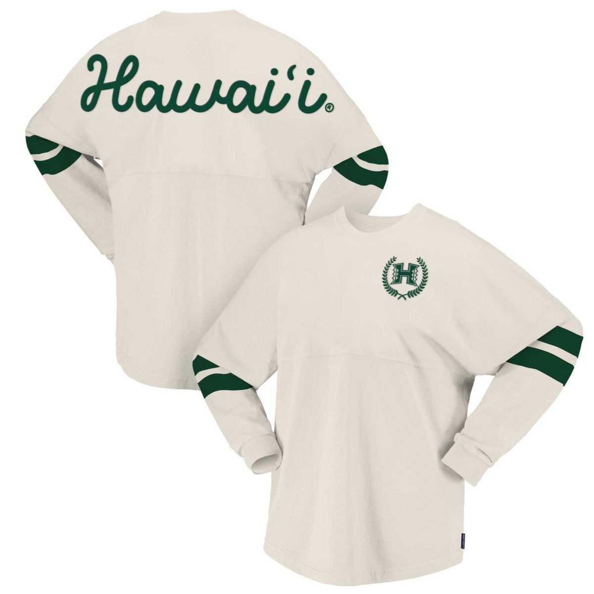 Женская Футболка Spirit Jersey Hawaii Rainbow Warriors Oversized Spirit Jersey