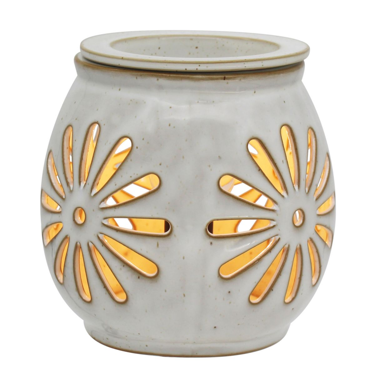 Sonoma Goods For Life® Flower Cutout Ceramic Wax Melt Warmer SONOMA