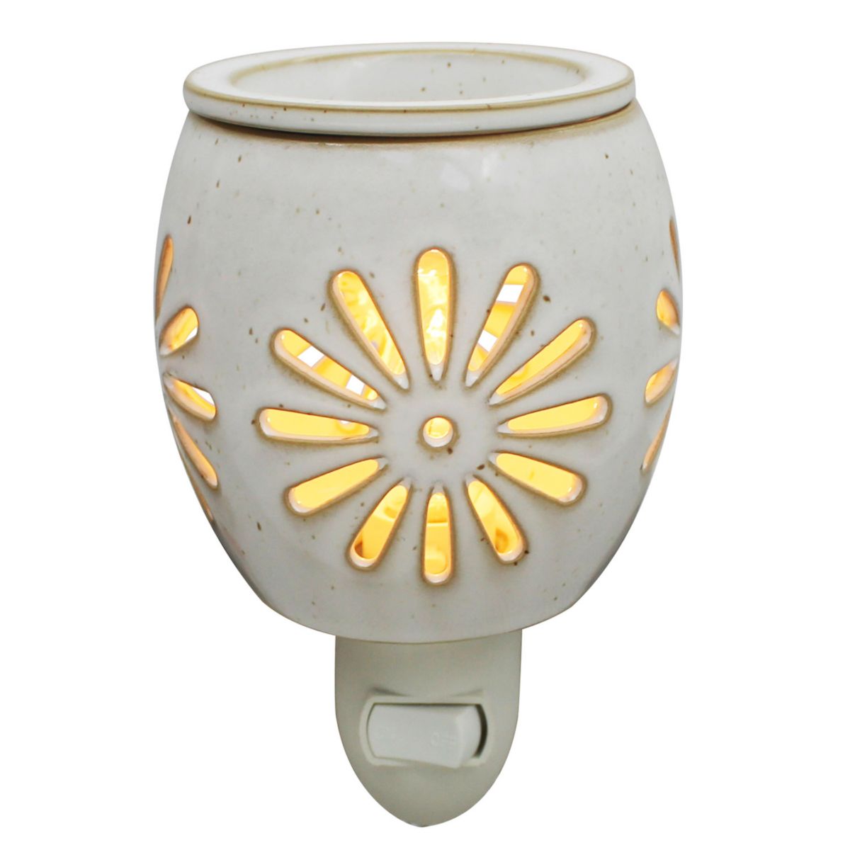 Sonoma Goods For Life® Flower Cutout Ceramic Plug-In Wax Melt Warmer SONOMA