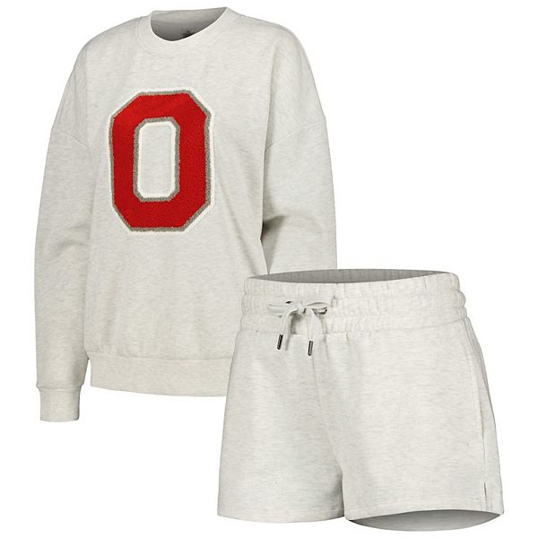 Женская Пижама Gameday Couture Ash Ohio State Buckeyes Team Effort Gameday Couture