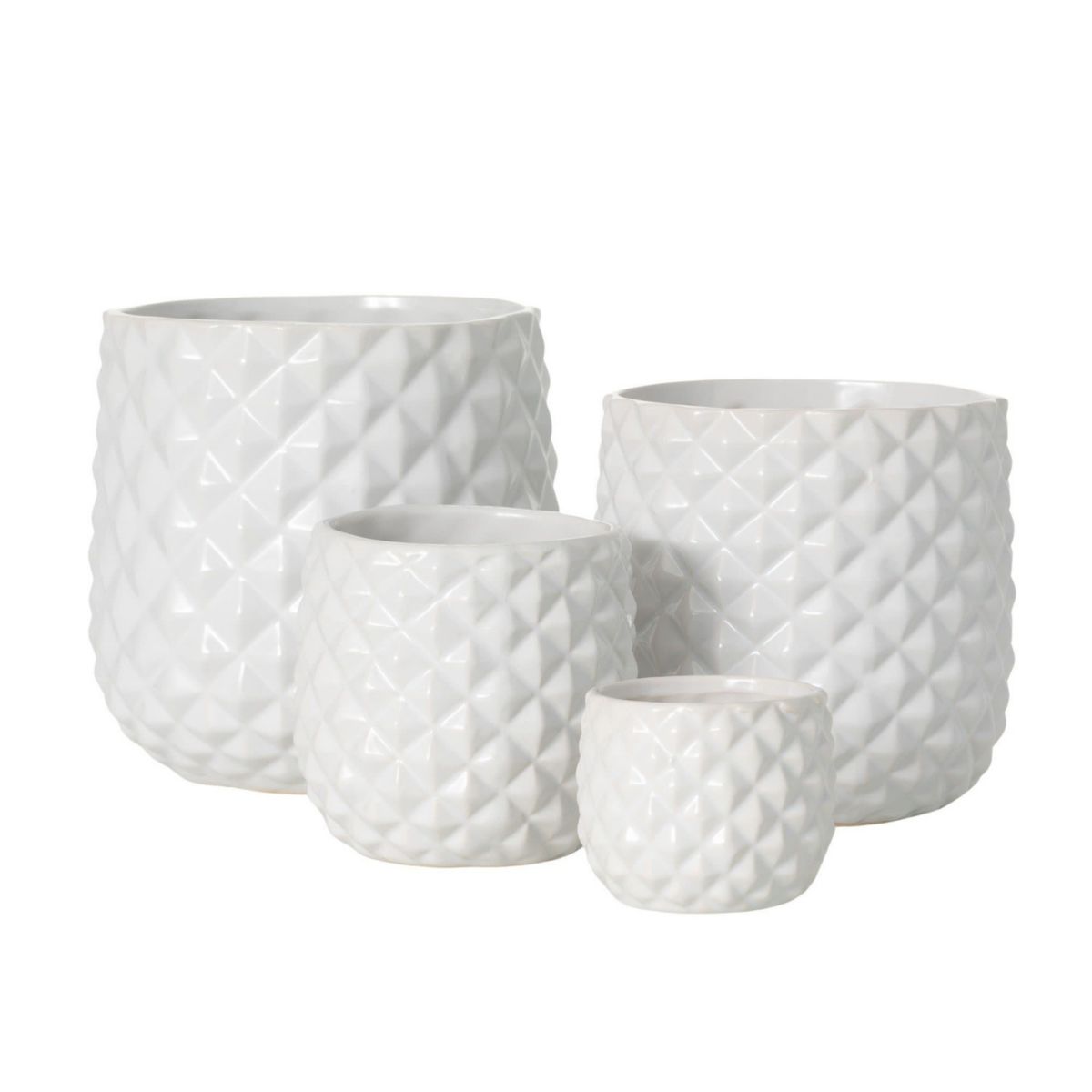 Sullivan's 4-pc. Geometric Textured Pot Table Decor Sullivan's