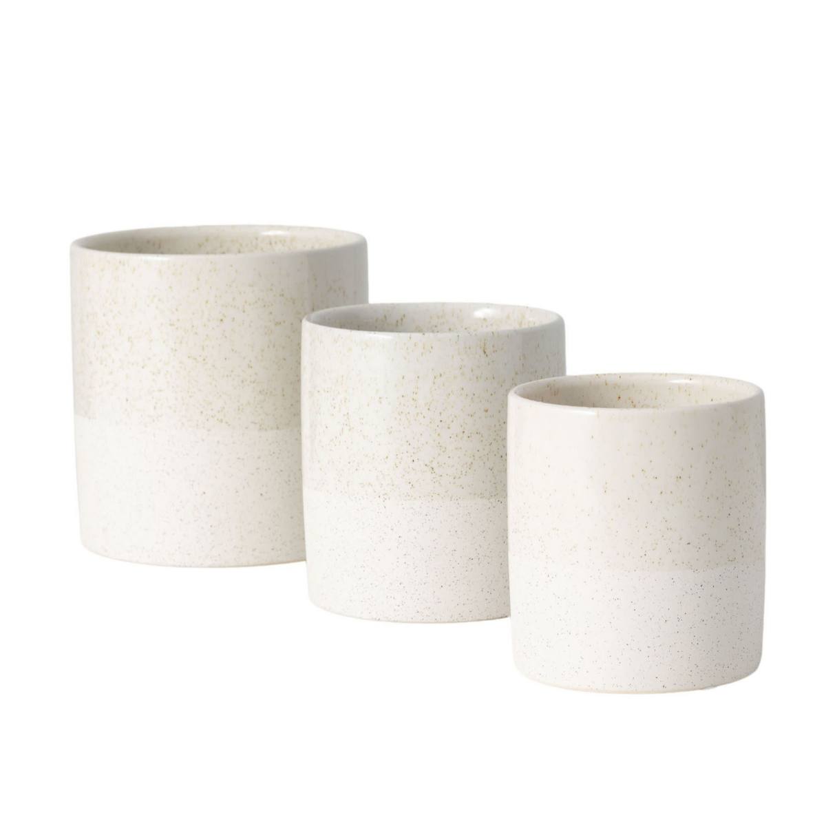 Sullivan's Speckled Planters Table Decor 3 pc Set Sullivan's