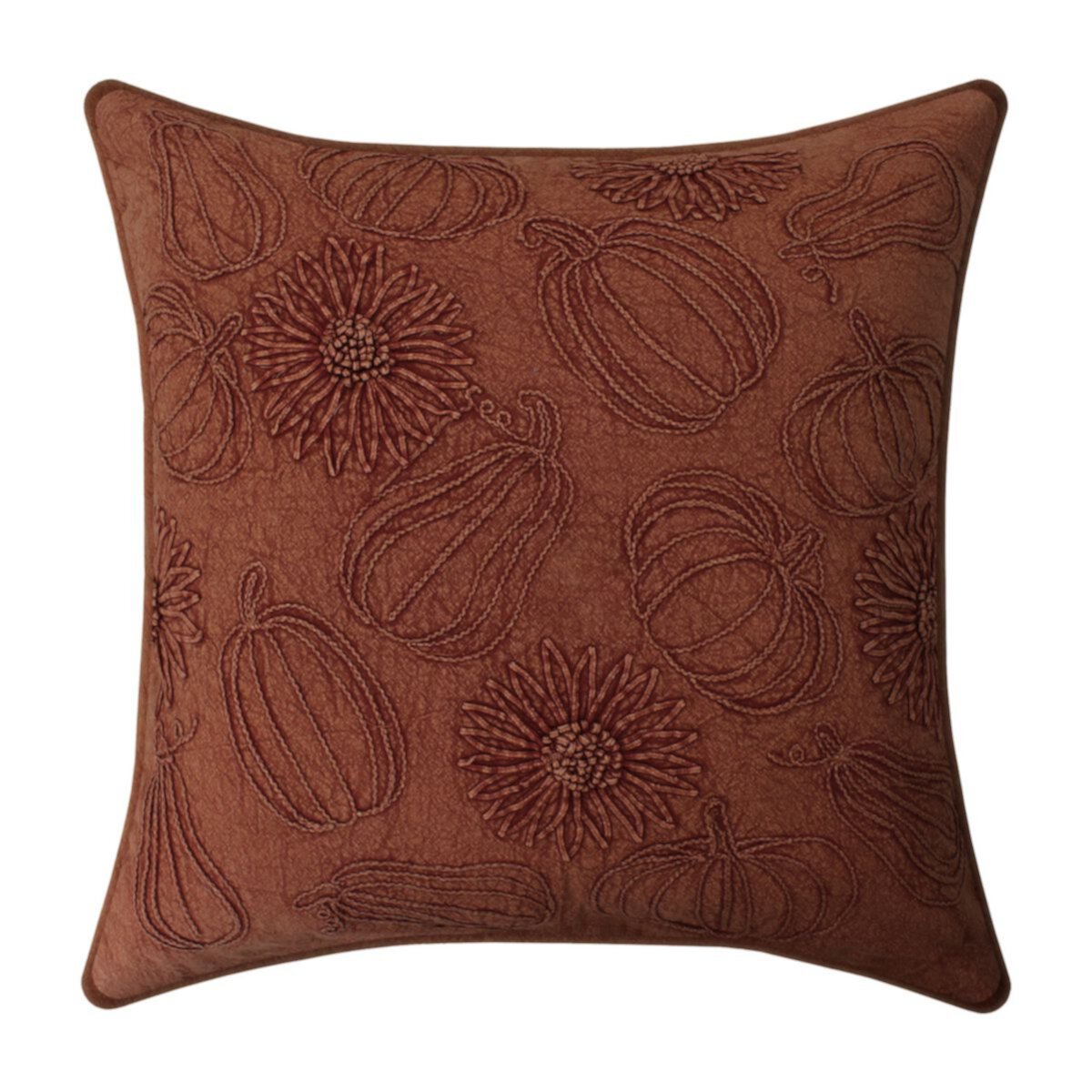 Celebrate Together™ Fall Enzyme Pumpkin & Sunflower Throw Pillow Celebrate Together