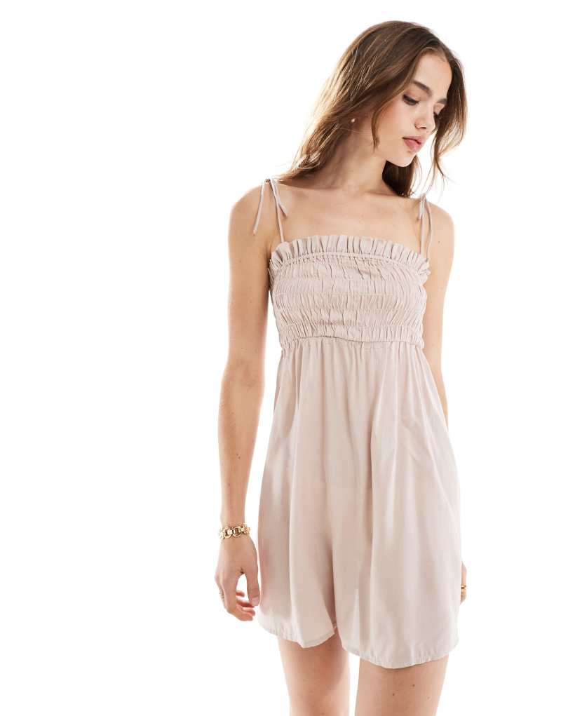 Женское Платье Esmée Esmee strappy beach summer dress in oat Esmée