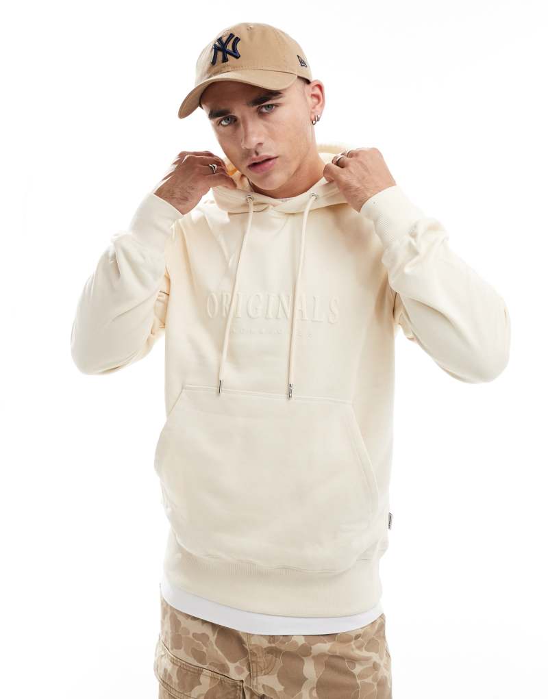 Мужское Худи Jack & Jones Oversized 3D Print Logo Jack & Jones