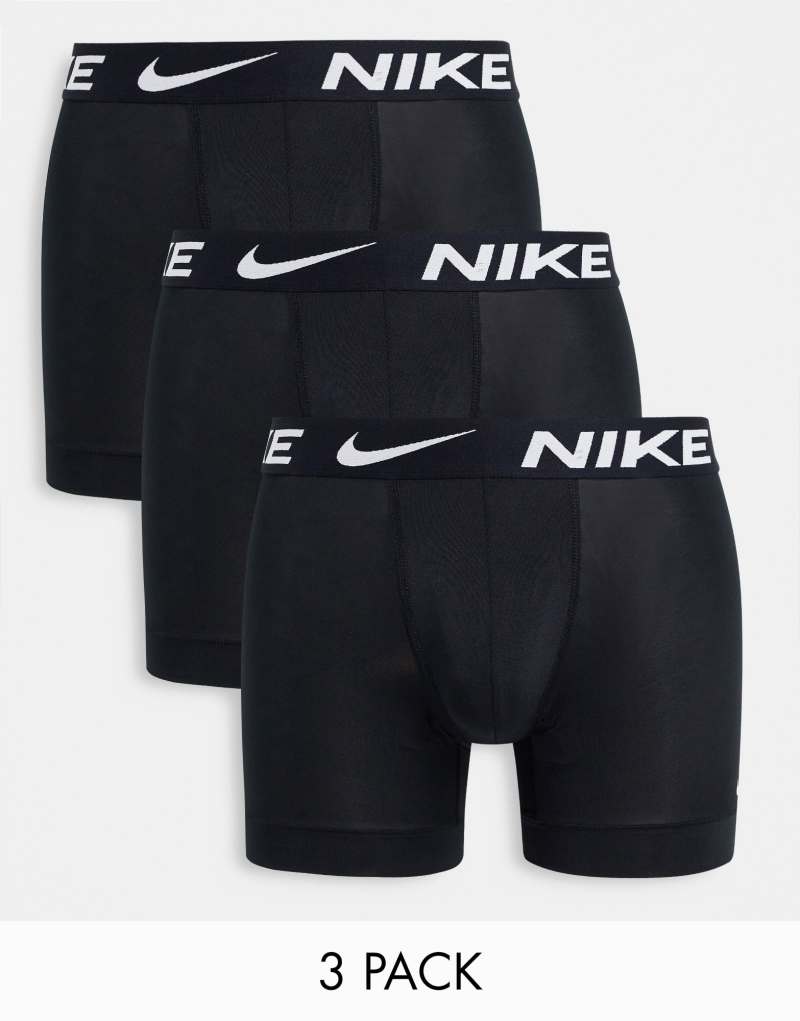 Мужские Боксеры Nike Dri-FIT Essential Microfiber 3-pack в черном Nike