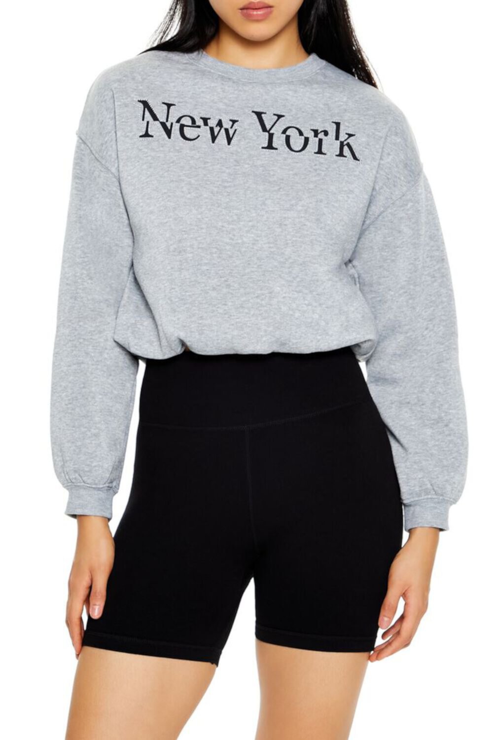 Женский Пуловер FOREVER21 New York Graphic FOREVER21