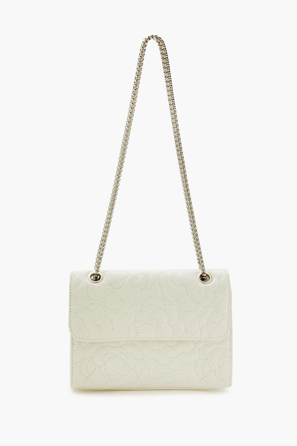 Floral-Quilted Crossbody Bag FOREVER21