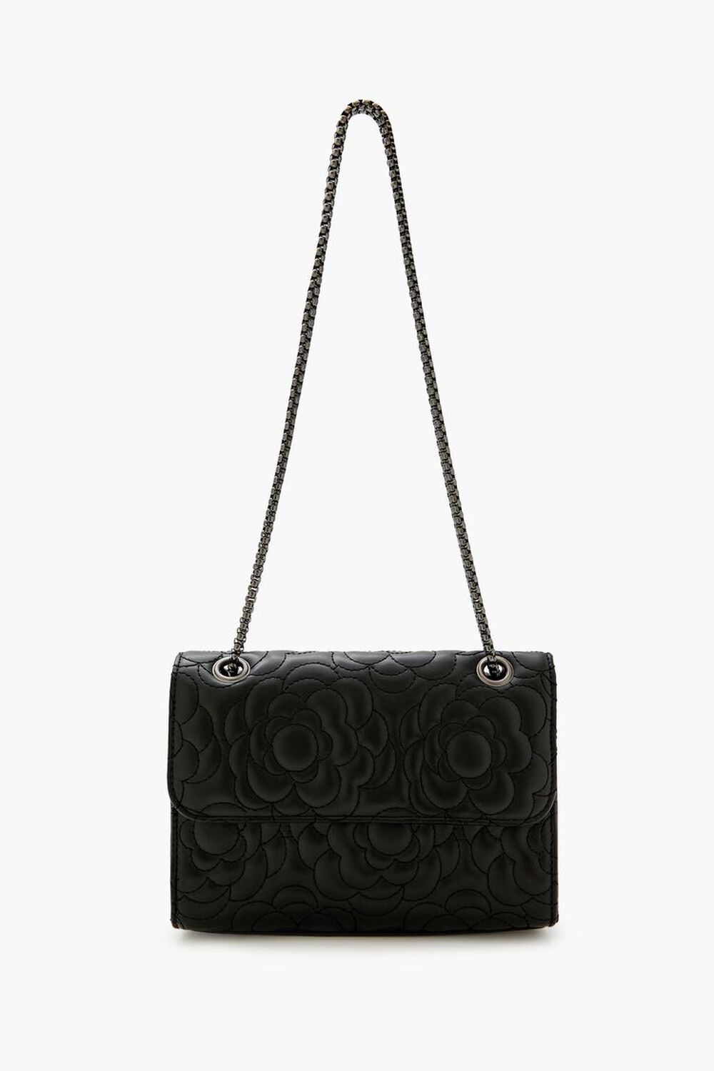 Floral-Quilted Crossbody Bag FOREVER21