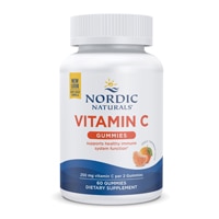 Vitamin C Gummies (Жевательные конфеты) Tart Tangerine -- 250 mg - 60 Gummies Nordic Naturals