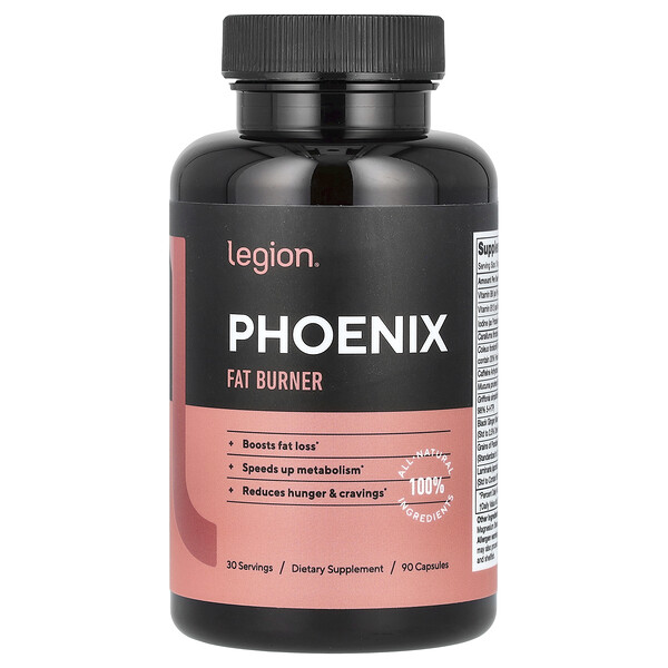 Phoenix, Fat Burner, 90 Capsules (Капсулы) Legion Athletics