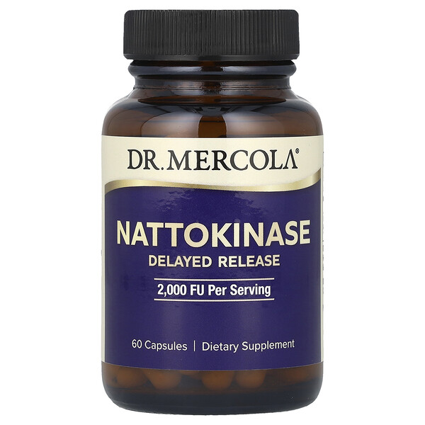 Nattokinase , 2,000 FU , 60 Capsules (Капсулы) Dr. Mercola