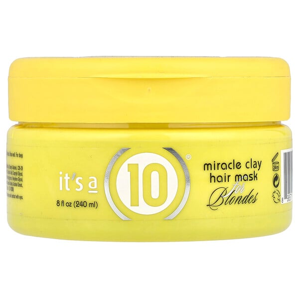 Miracle Clay Hair Mask, For Blondes, 8 fl oz (240 ml) It's a 10