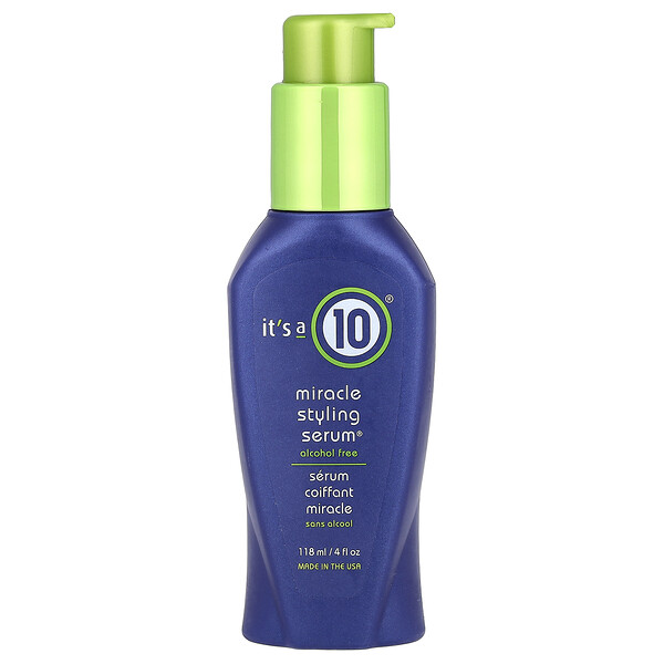 Miracle Styling Serum®, ​Alcohol Free, 4 fl oz (118 ml) It's a 10