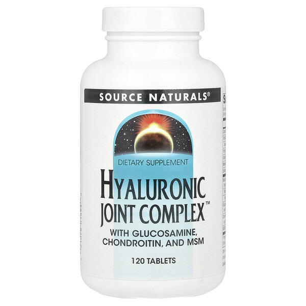 Hyaluronic Joint Complex™, 120 Tablets (Таблетки) Source Naturals