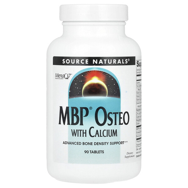 MBP® Osteo With Calcium, 90 Tablets (Таблетки) Source Naturals