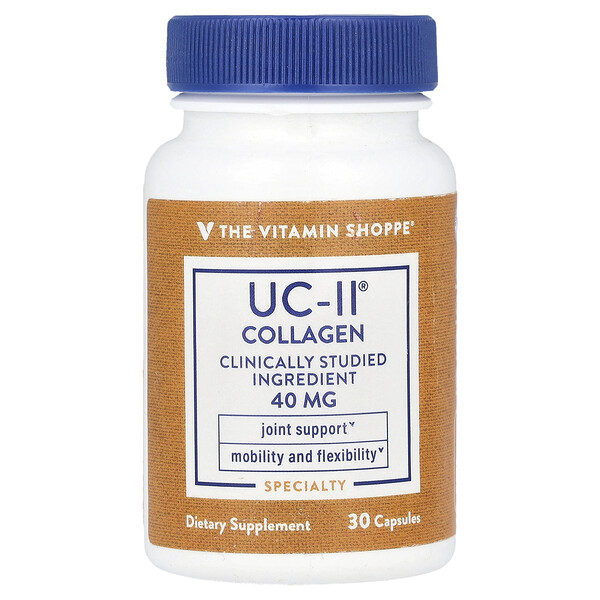 UC-II® Collagen, 40 mg, 30 Capsules (Капсулы) The Vitamin Shoppe