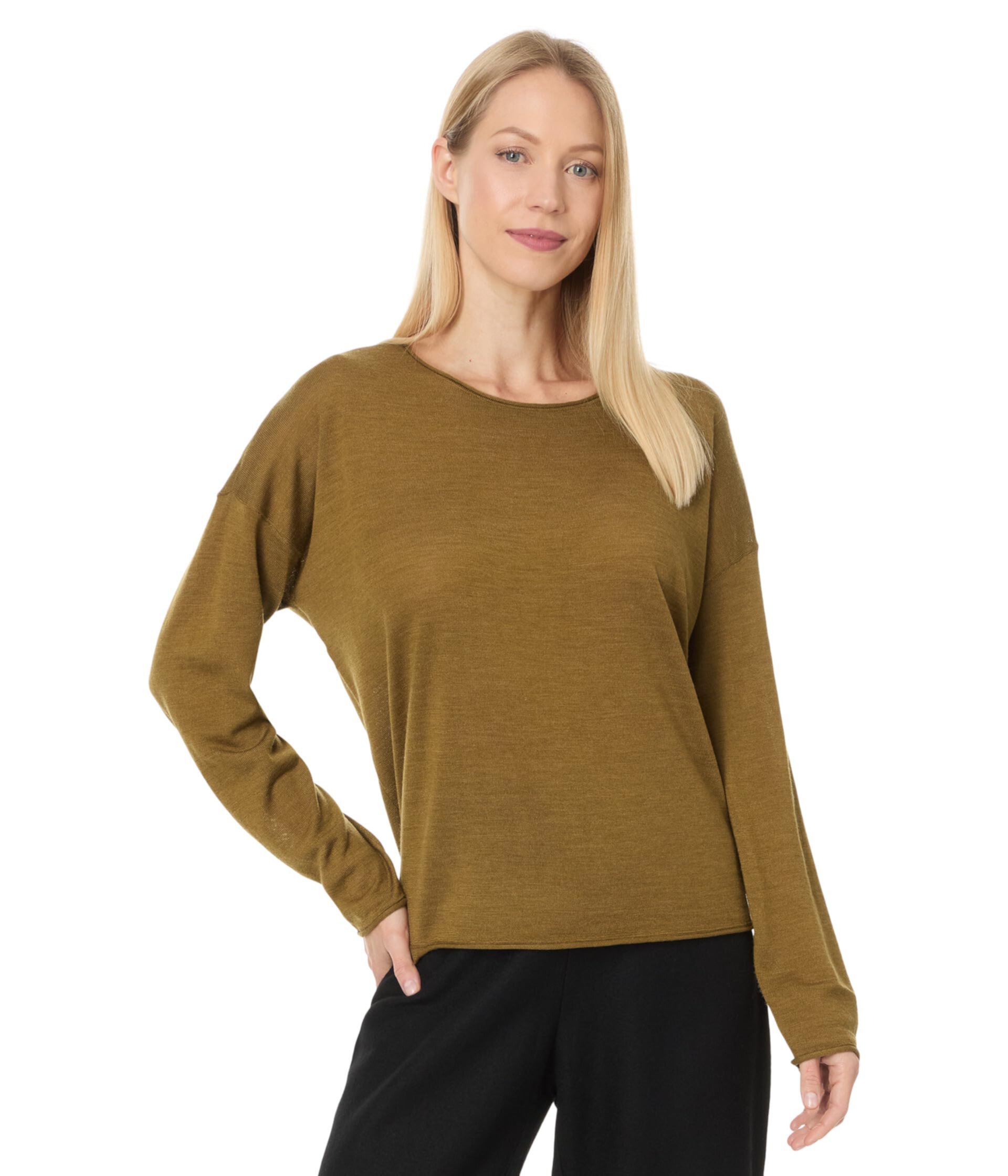 Crew Neck Sweater Eileen Fisher