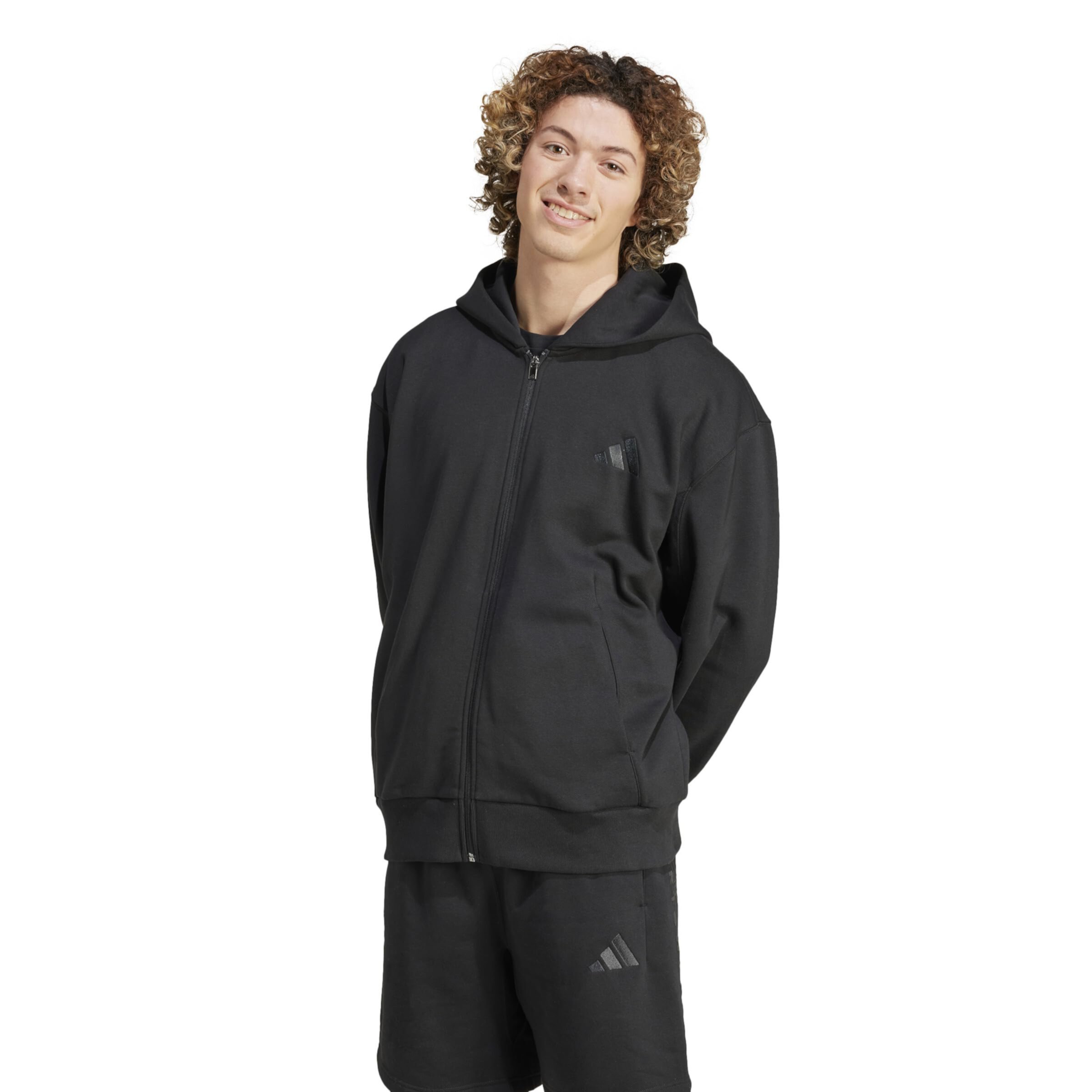 Мужская Толстовка Adidas All Szn Fleece Full Zip Hoodie Adidas