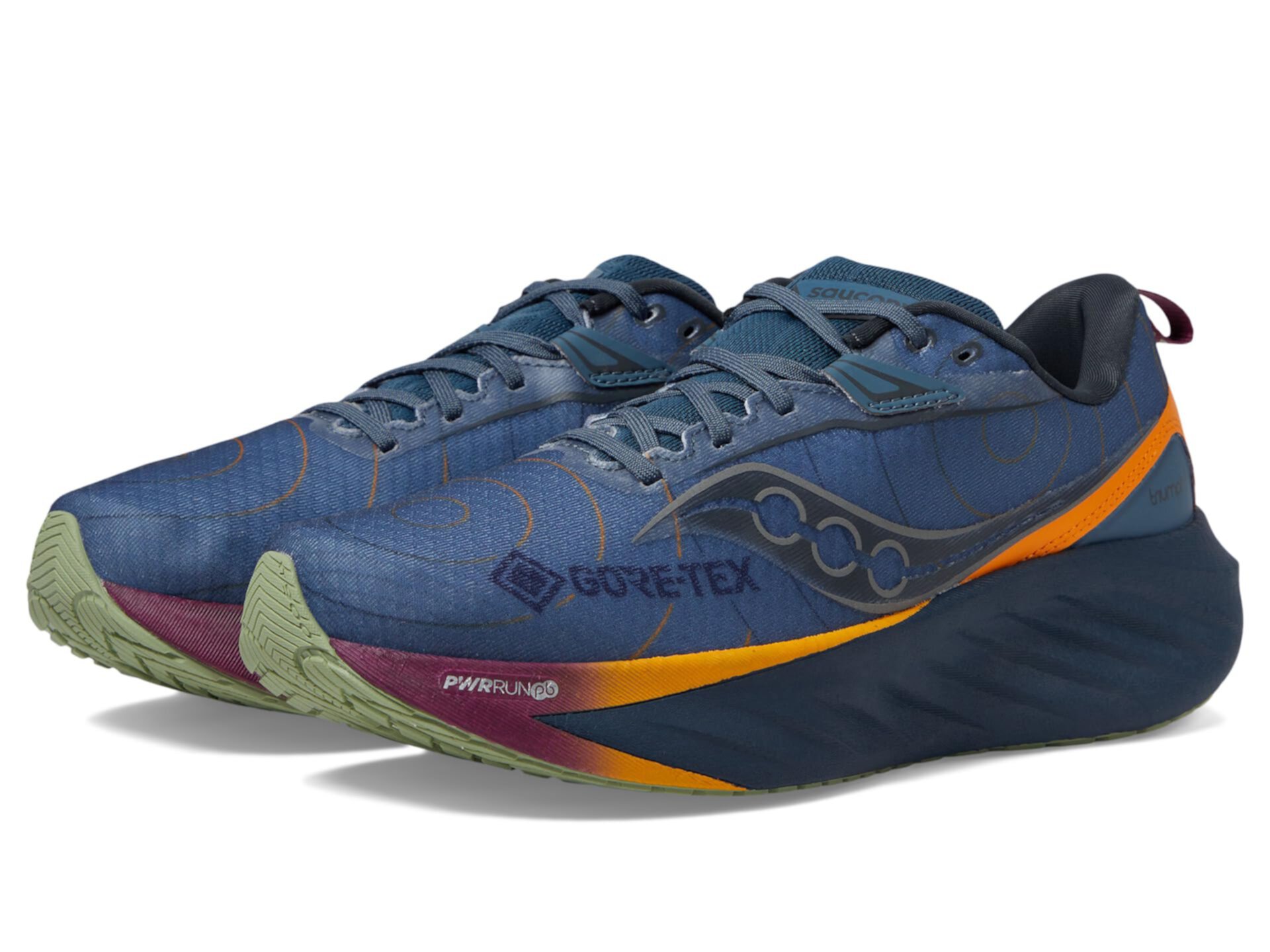 Кроссовки Saucony Triumph 22 GTX® с водонепроницаемой конструкцией и отличной амортизацией Saucony