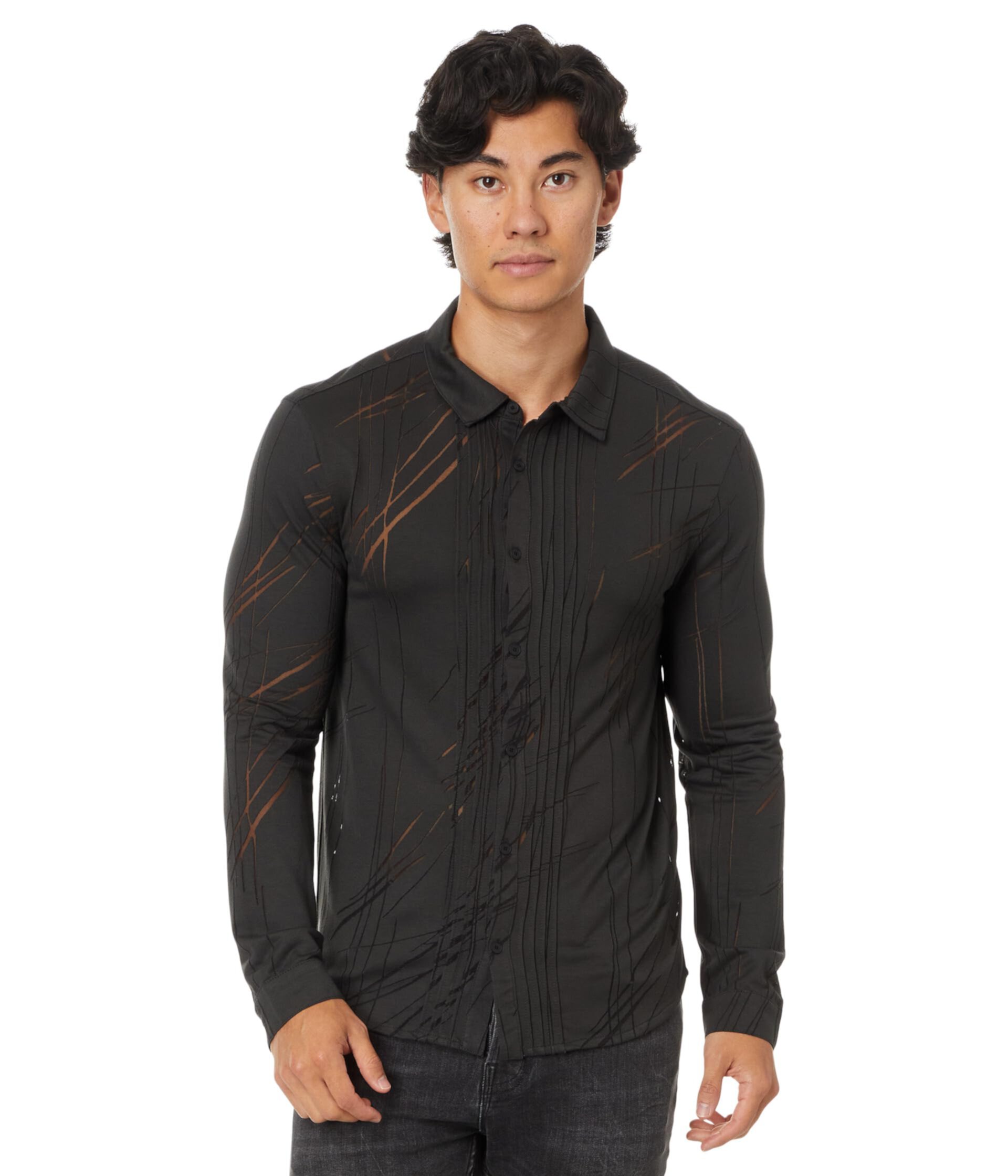 Мужская Повседневная рубашка John Varvatos Phoenix Shirt K6327W24 John Varvatos