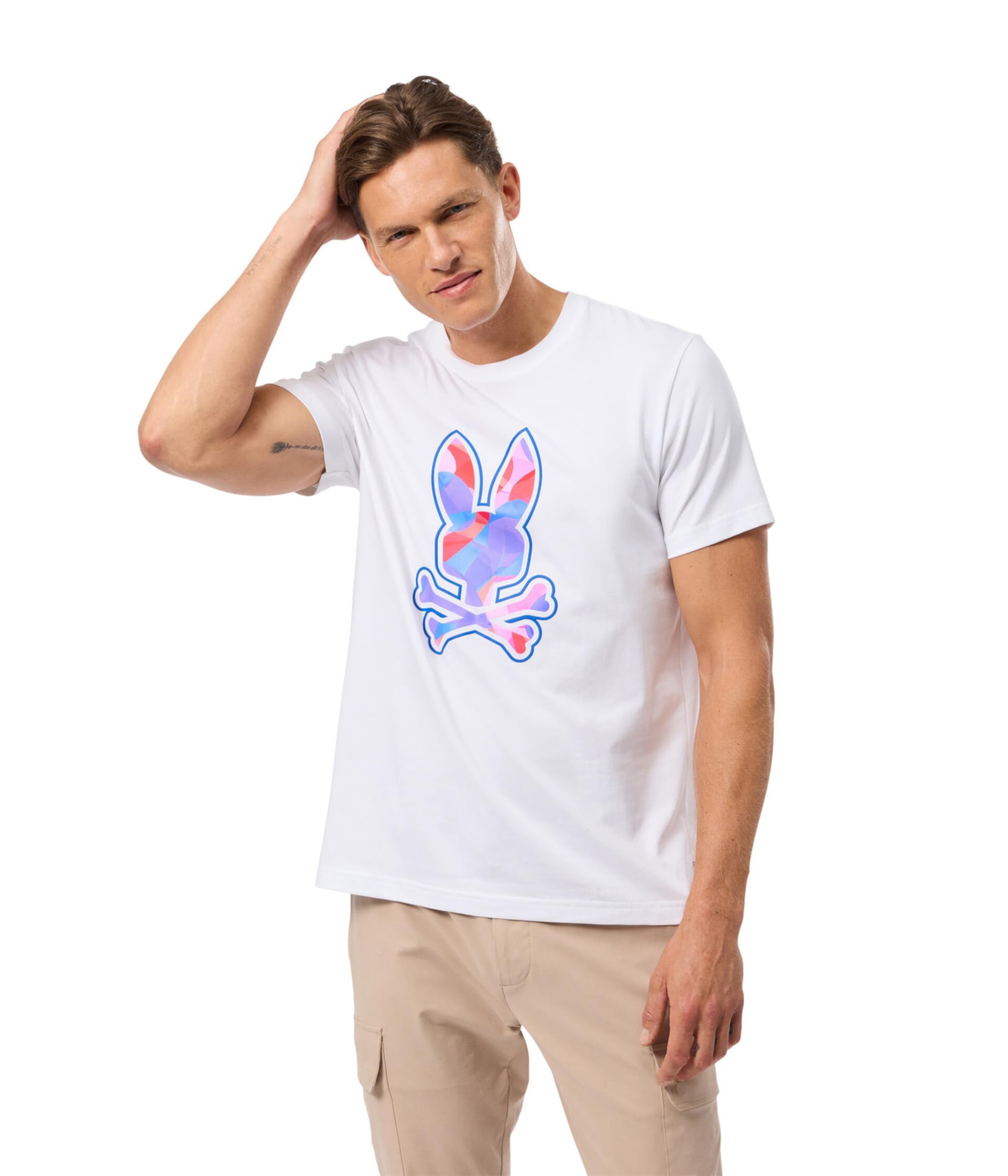 Мужская Футболка Psycho Bunny Norridge Graphic Tee Psycho Bunny