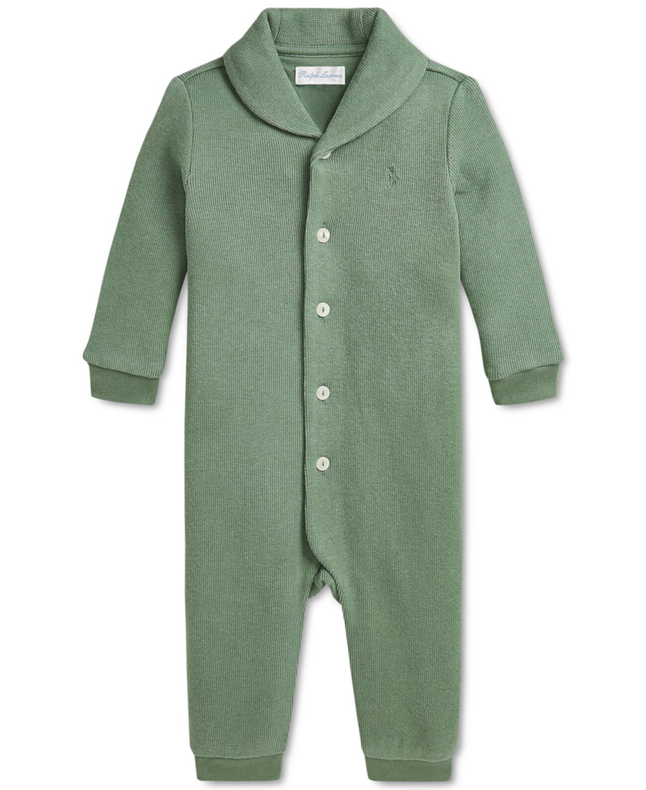 Детский Ромпер Polo Ralph Lauren Baby Cotton Shawl-Collar Coverall Polo Ralph Lauren