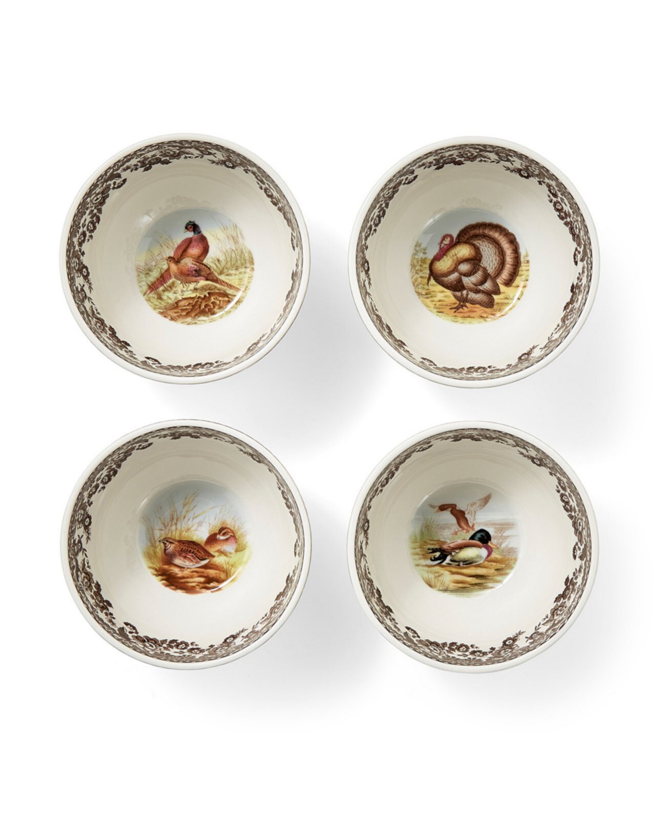 Woodland Dip Bowls, Service for 4  Spode