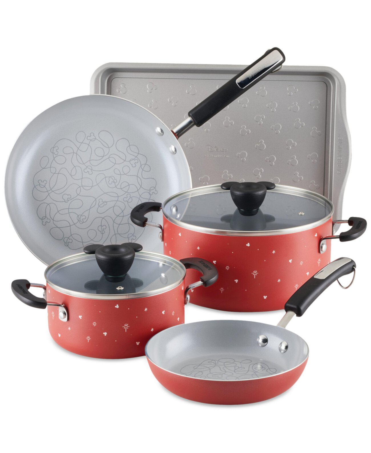 Disney 7-Pc. Ceramic Nonstick Cookware Set Farberware