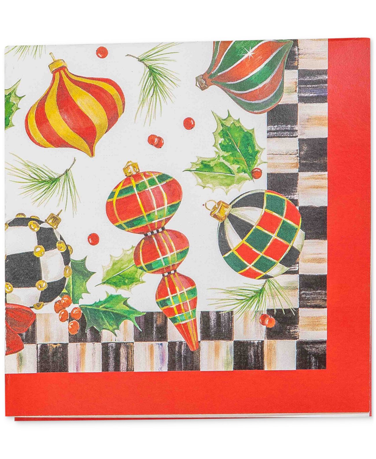 Deck The Halls Cocktail Paper Napkins MacKenzie-Childs