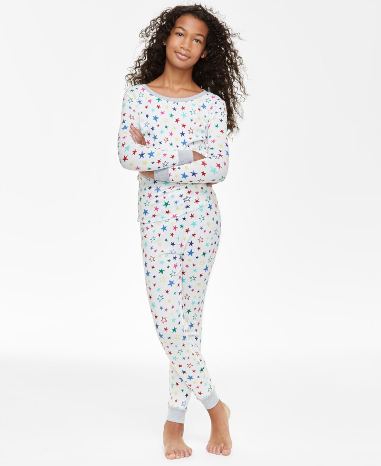 Детские Пижамы Holiday Lane Star Toss Cotton Snug-Fit Pajamas, 2 Piece Set Holiday Lane