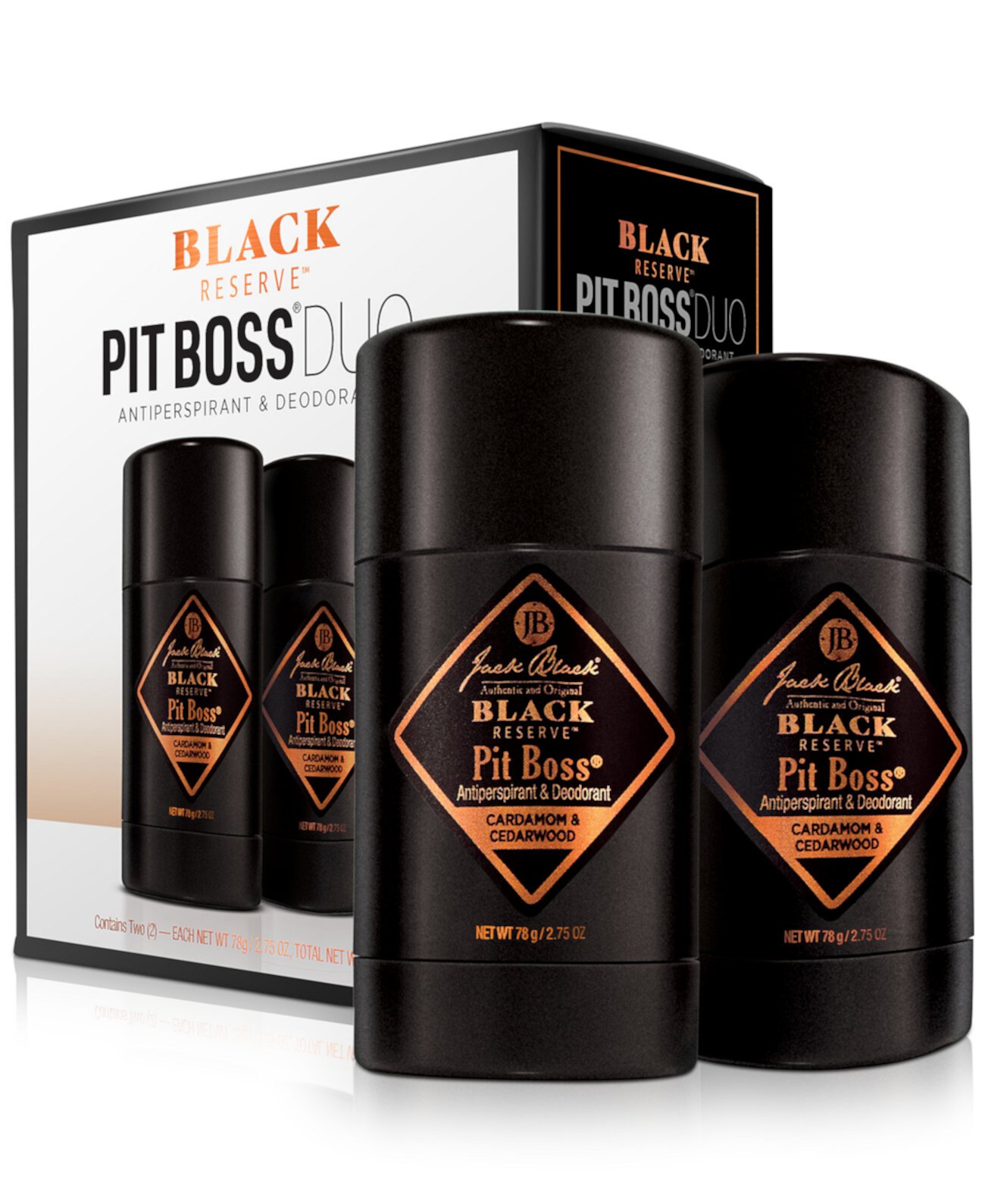 2-Pc. Black Reserve Pit Boss Antiperspirant & Deodorant Set Jack Black