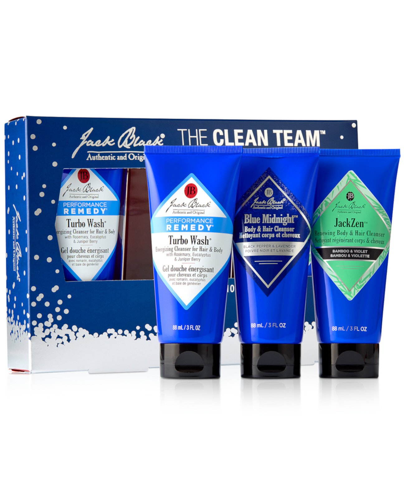 3-Pc. The Clean Team Body & Hair Cleanser Set Jack Black