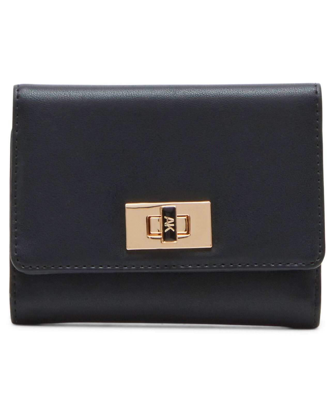 Бумажник Anne Klein Women's Flap с эмалевым замком Anne Klein