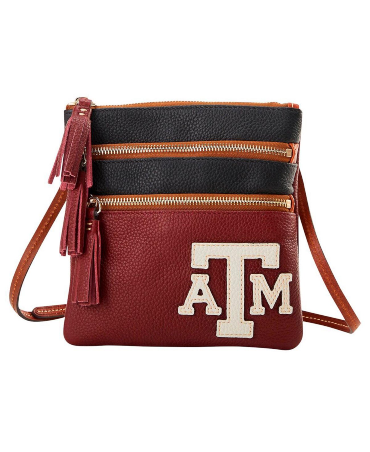 Сумка кросс-боди Dooney & Bourke Texas A&M Aggies Infield Triple Zip Dooney & Bourke