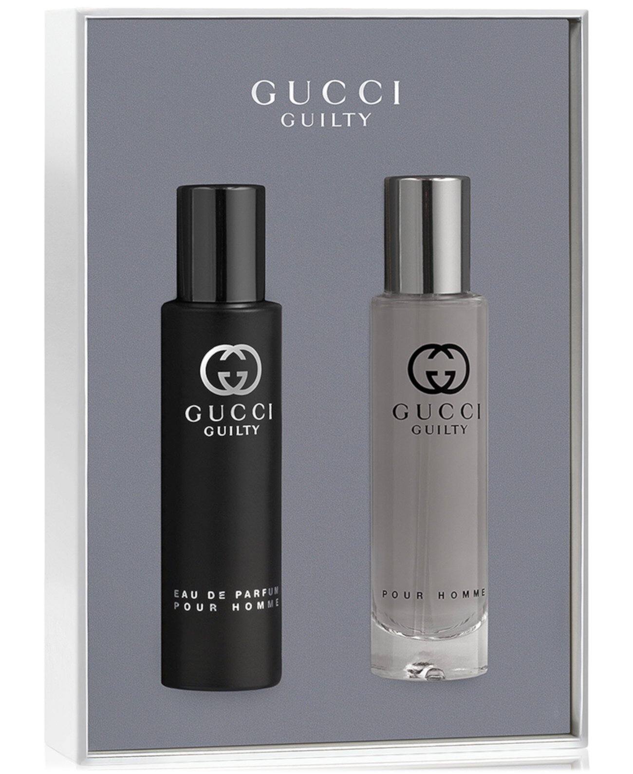 Набор парфюмерии для мужчин: Eau de Toilette и Eau de Parfum, 2 флакона по 15 мл каждый Gucci