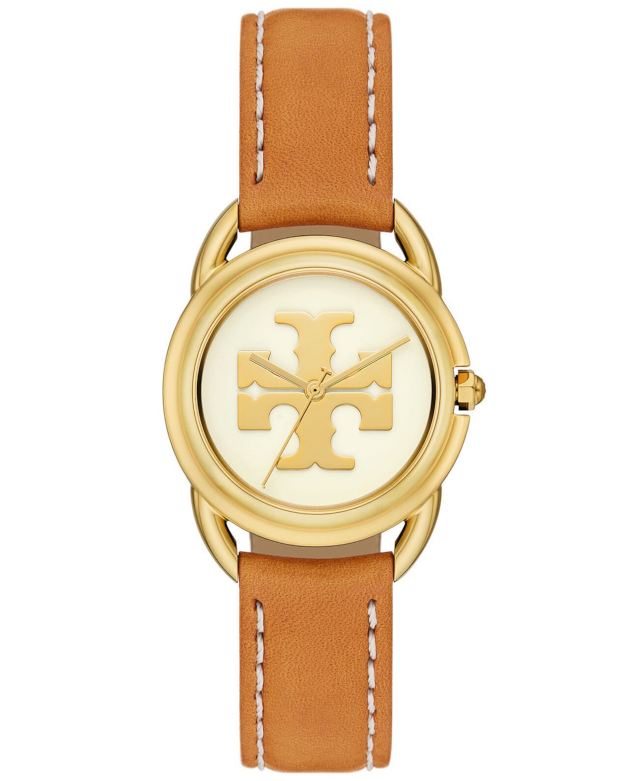 Смарт часы Tory Burch The Miller с коричневым кожаным ремешком 32мм Tory Burch