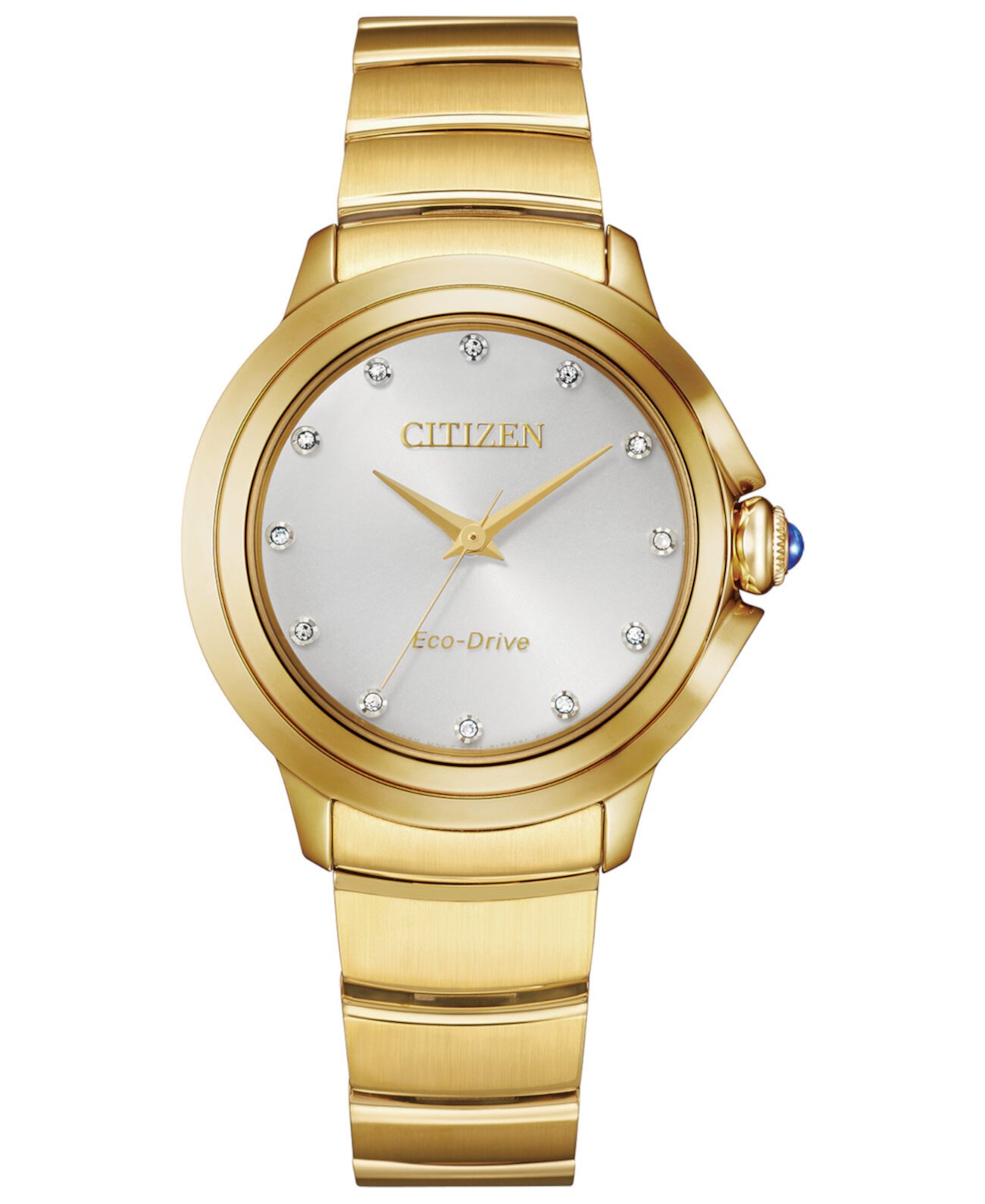 Смарт часы Citizen Eco-Drive Women's Ceci с алмазными акцентами, 32 мм Citizen