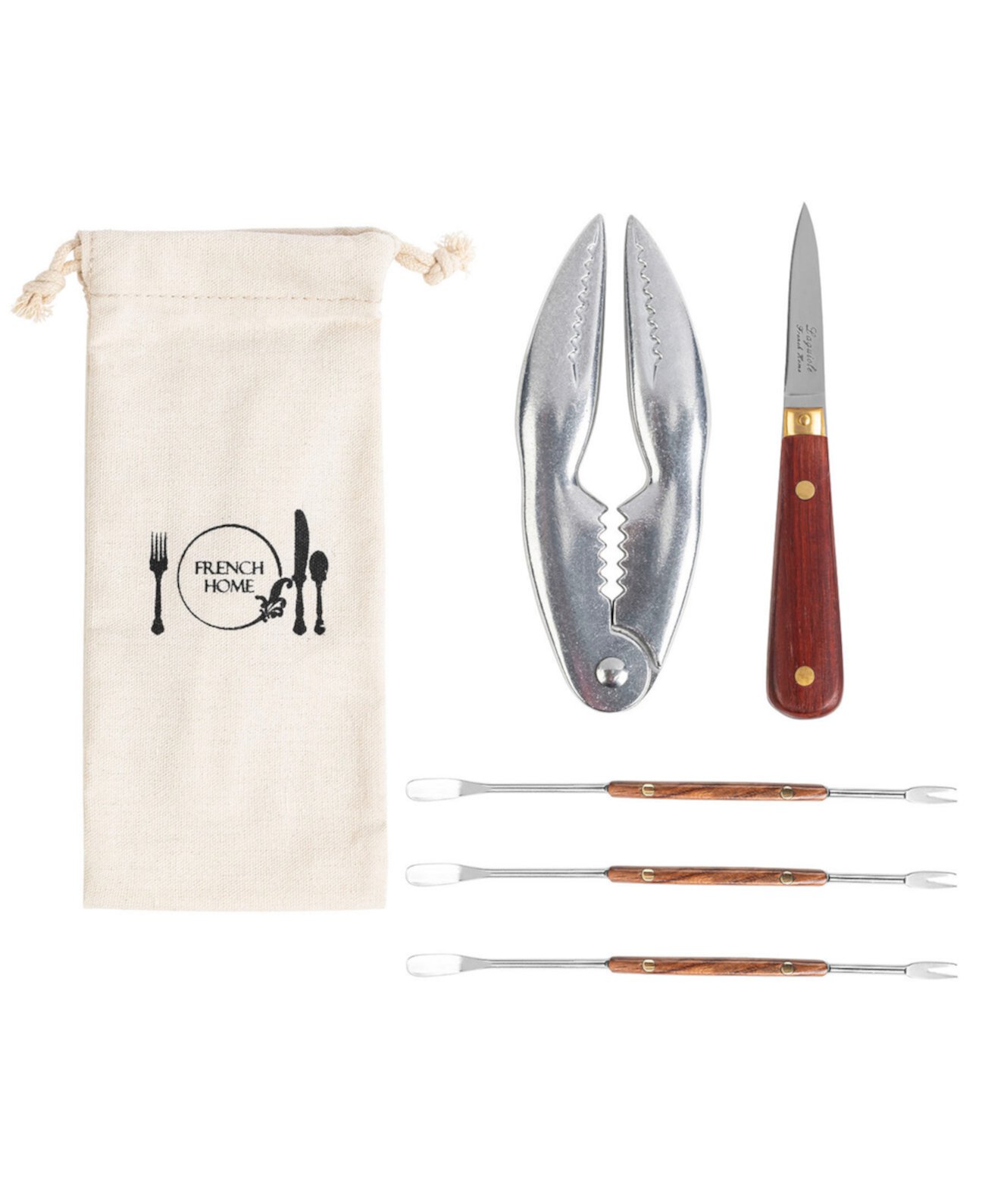 Essential Seafood 6 Piece Utensil Set French Home