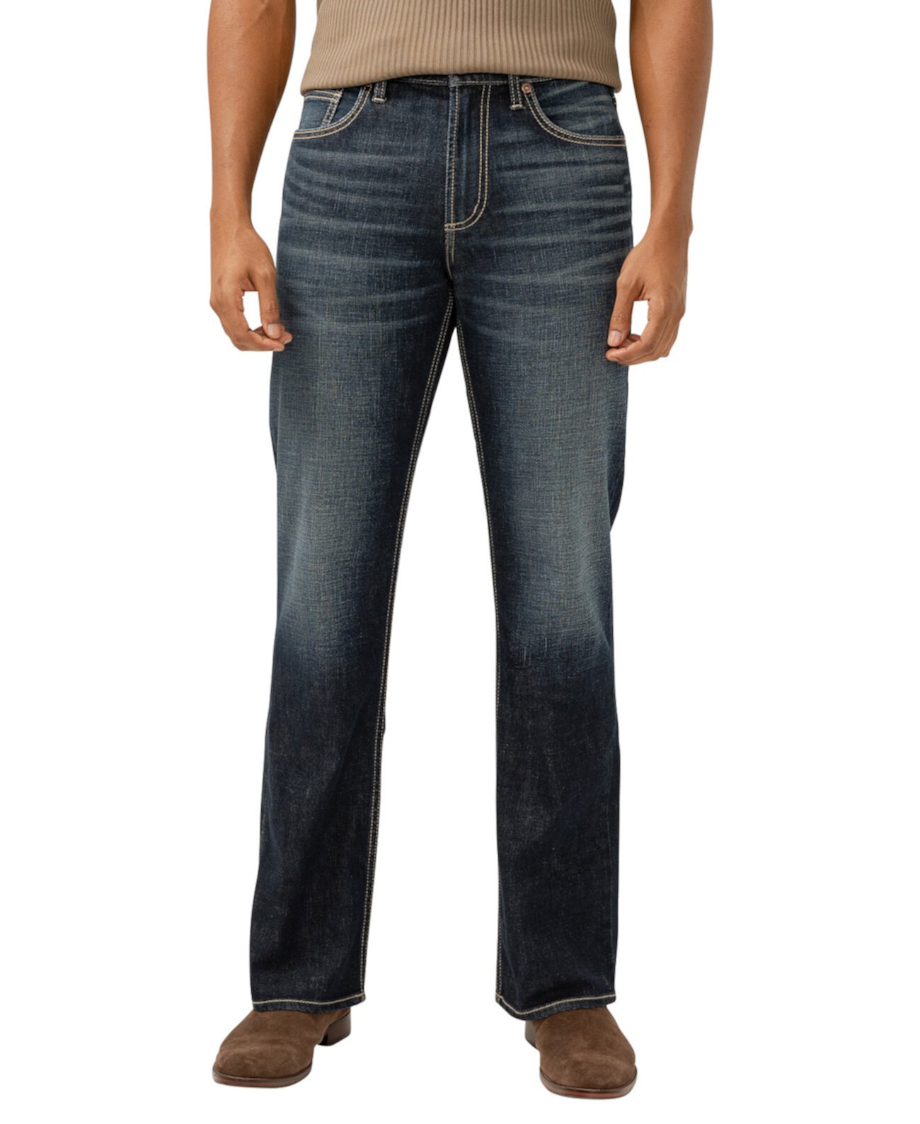 Мужские Прямые Джинсы Silver Jeans Co. Zac Relaxed Fit Silver Jeans Co.