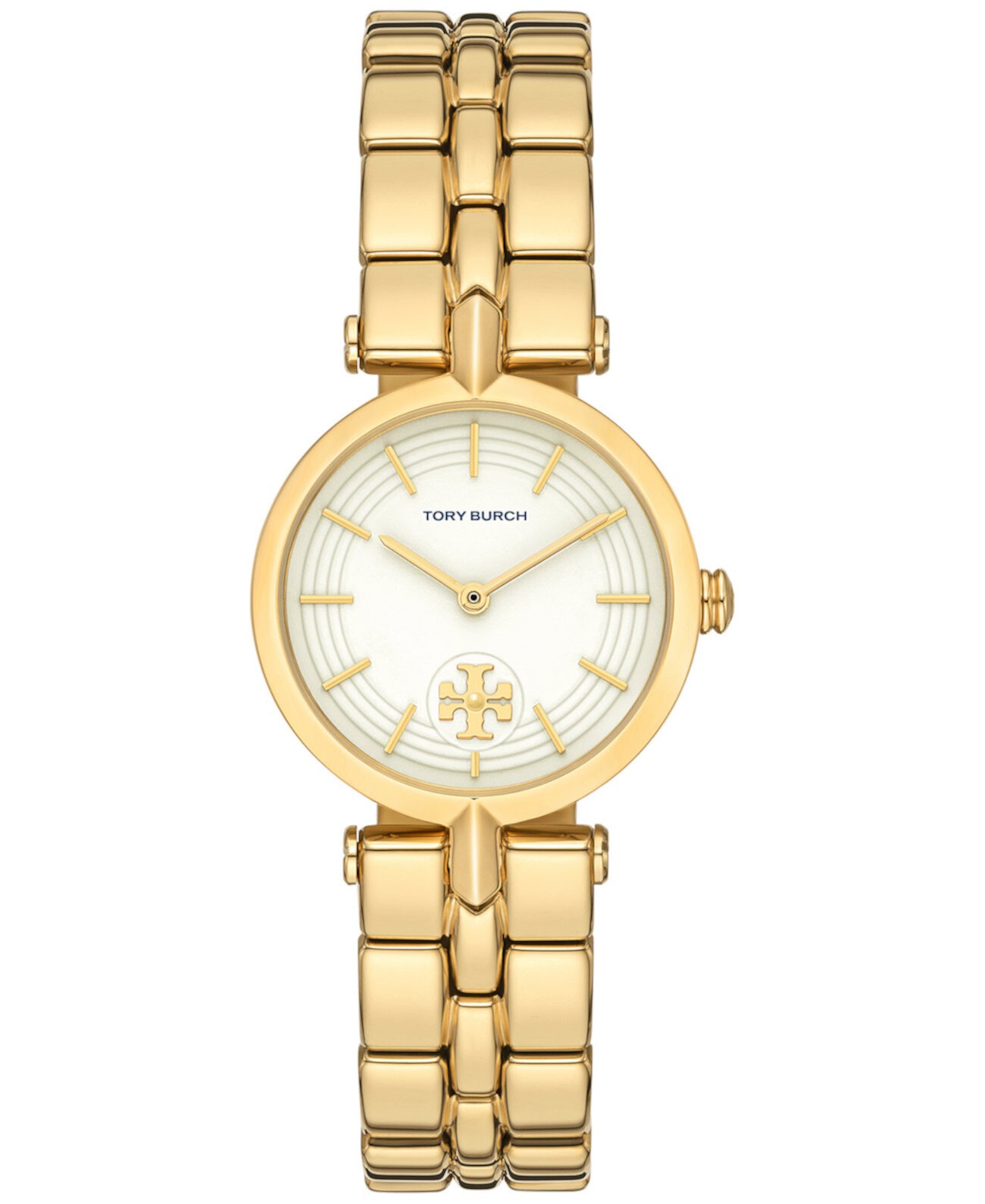 Смарт часы Tory Burch The Kira 30mm с золотистой стальной браслетом Tory Burch