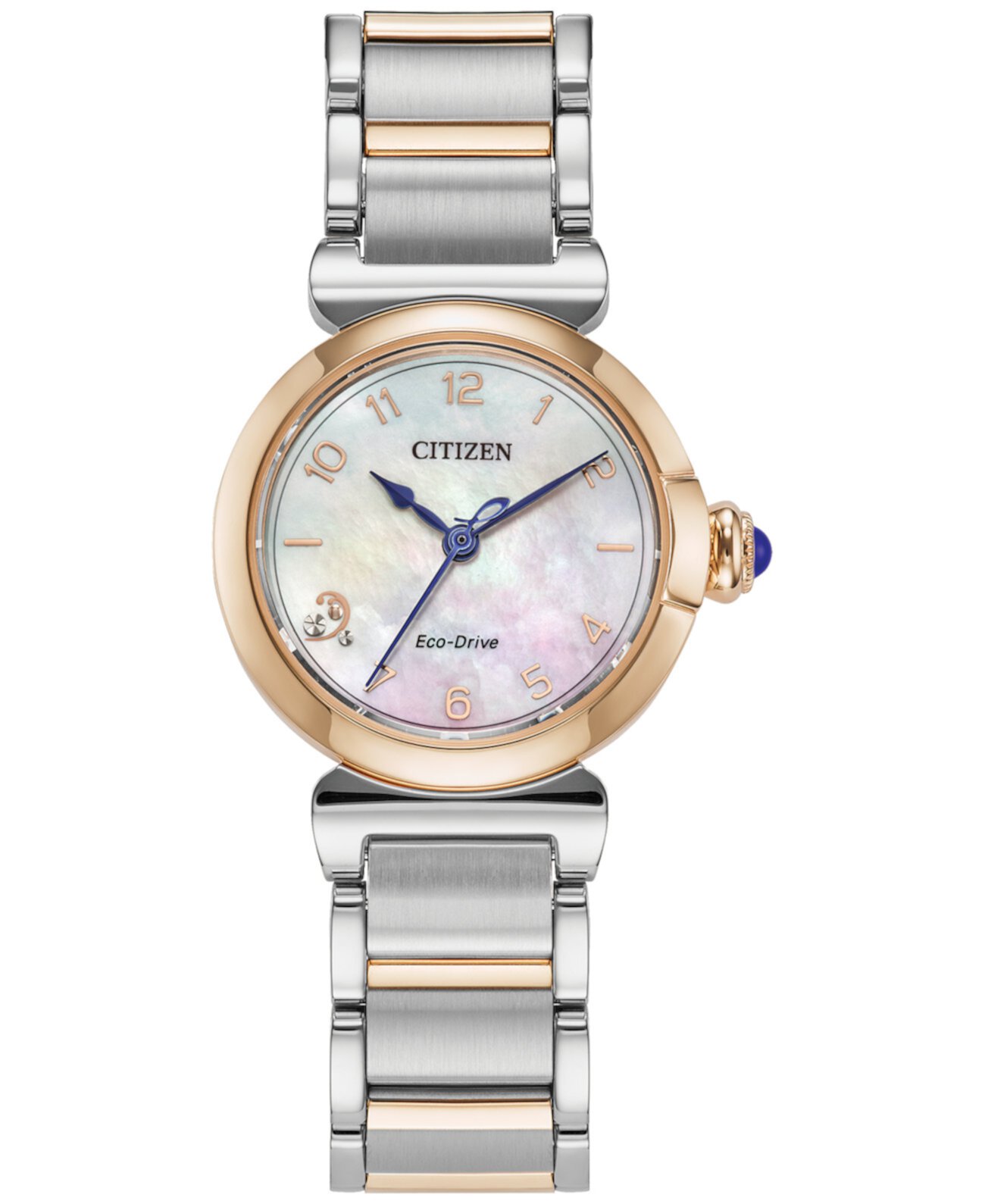 Смарт часы Citizen Eco-Drive с двухтонким стальным браслетом, 26мм Citizen