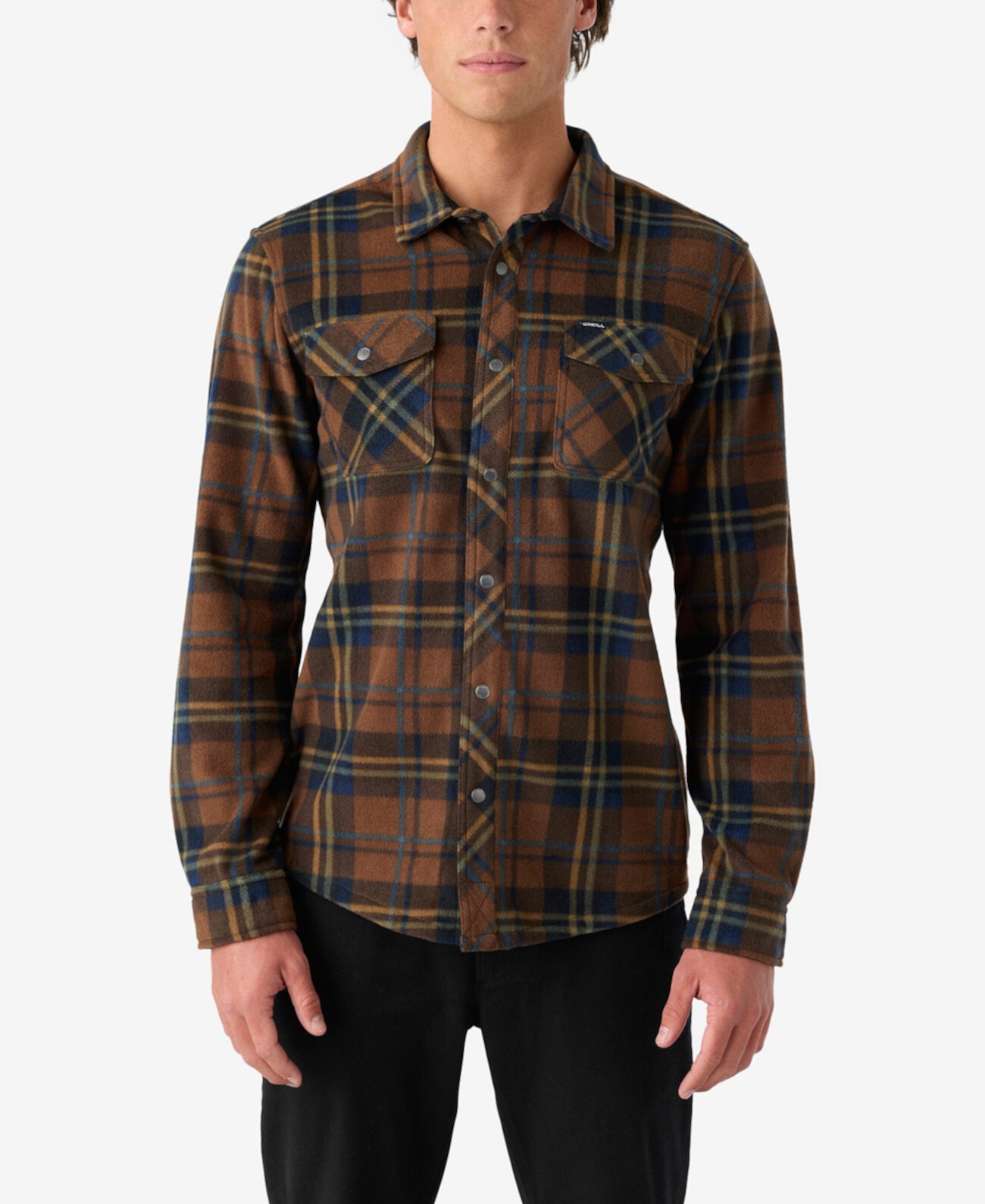 Мужская Повседневная рубашка O'Neill Glacier Plaid Superfleece O'Neill