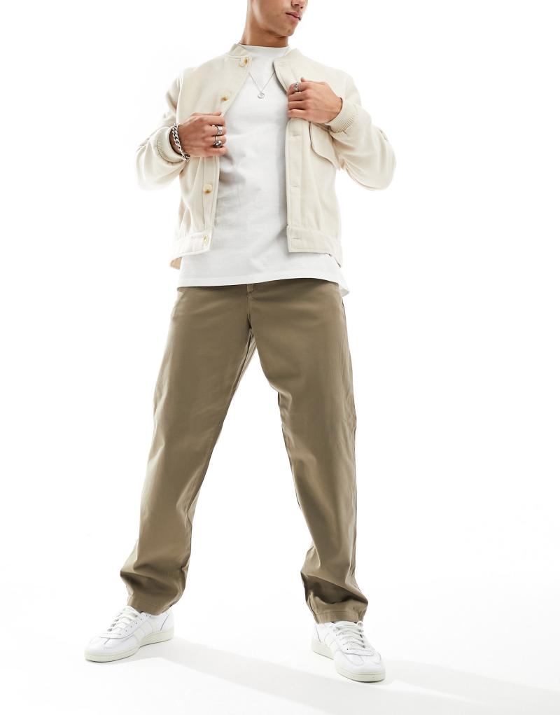 Jack & Jones Intelligence loose fit chinos in beige Jack & Jones